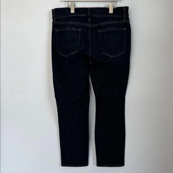 Frame Le Garcon Crop Relaxed Straight-Leg Jeans in Covant Size 29 - Picture 8 of 12